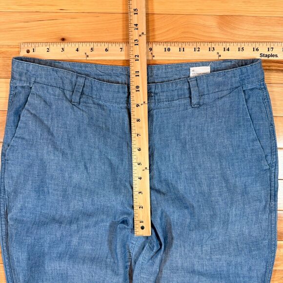 Gap 10 Blue Girlfriend Khaki Chino Womens Pants - Picture 6 of 7